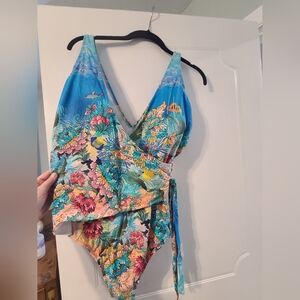 Johnny Was 3x bathing suit